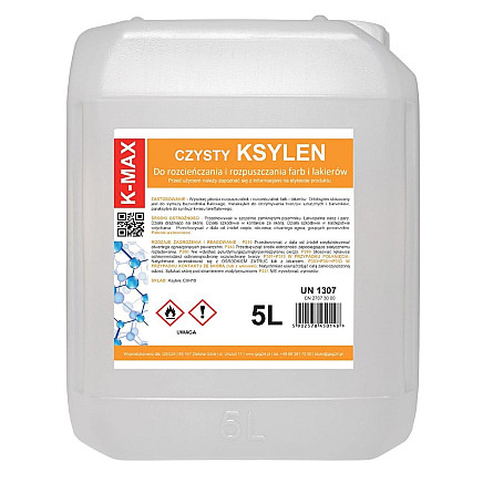 Xylene solvent organic thinner for paints and varnishes K-MAX 5L