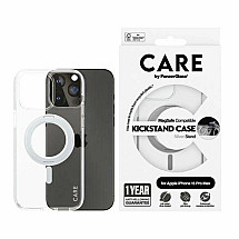 CARE by PanzerGlass Kickstand Case MagSafe for iPhone 15 Pro Max - silver