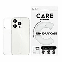 CARE by PanzerGlass Slim X-Ray Case for iPhone 15 Pro - Clear