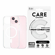 CARE by PanzerGlass Urban Combat Case MagSafe for iPhone 15 - White