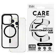 CARE by PanzerGlass Urban Combat Case MagSafe for iPhone 15 Pro - Black