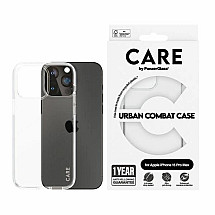 CARE by PanzerGlass Urban Combat Case for iPhone 15 Pro Max - Clear