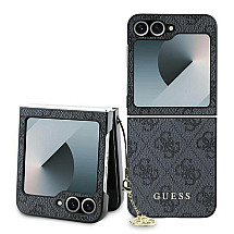 Guess 4G Charm Case for Samsung Galaxy Z Flip 6 - Black