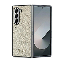 Guess 4G Glitter Script Case for Samsung Galaxy Z Fold 6 - Gold