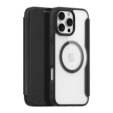 Dux Ducis Skin X Pro Case for iPhone 16 Pro Max with MagSafe and Flip - Black