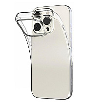 Puro 03 Nude Silicone Case for iPhone 16 Pro - Transparent