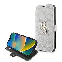 Guess 4G Metal Logo iPhone 16 Pro Case - Pink