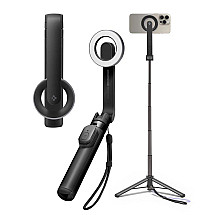 Selfie stick Spigen S571W MagSafe Bluetooth with tripod - black