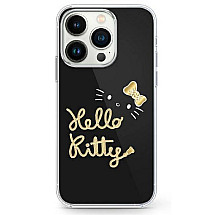 Hello Kitty HKHMP16XHGDIK iPhone 16 Pro Max 6.9" black/black hardcase IML Golden Diva MagSafe