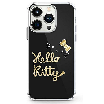 Hello Kitty HKHMP16XHGDIK iPhone 16 Pro Max 6.9 black/black hardcase IML Golden Diva MagSafe