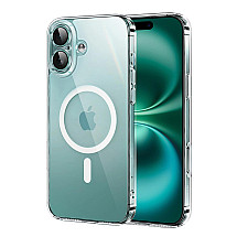 Ugreen Classy Clear Magnetic Case for iPhone 16 Plus - Transparent