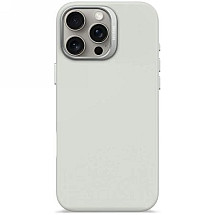 Decoded AntiMicrobial Silicone Backcover with MagSafe for iPhone 16 Pro Max - Gray