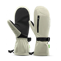 Qunature Full Length Ski Gloves Size M - Light Brown