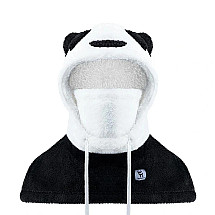 Qunature Panda Ski Balaclava for Kids/Adults Size M - Black/White