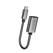 Dudao adapter adapter OTG cable from USB 2.0 to micro USB gray (L15M)