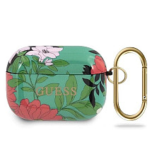 Guess GUACAPTPUBKFL01 AirPods Pro cover green/green N.1 Flower Collection