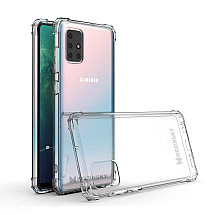 Wozinsky Anti Shock durable case with Military Grade Protection for Samsung Galaxy M51 transparent