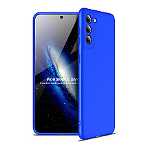 GKK 360 Protection Case Front and Back Case Full Body Cover Samsung Galaxy S21+ 5G (S21 Plus 5G) blue