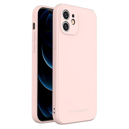 Wozinsky Color Case silikona elastīgs izturīgs apvalks Apple iPhone SE 2022 / SE 2020 / Apple iPhone 8 / Apple iPhone 7 rozā krāsā