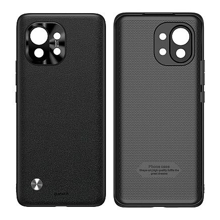 Baseus Alloy Leather Protective Case For Xiaomi Mi 11 Black