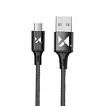 Wozinsky cable USB - microUSB 2,4A 1m black (WUC-M1B)