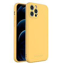 Wozinsky Color Case silicone flexible durable case Apple iPhone 13 Pro yellow