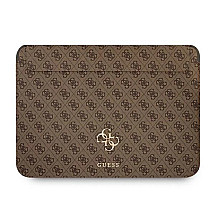 Guess 4G Big Logo case for a 13" laptop - brown