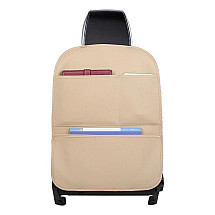 Car organizer for armchair seat beige