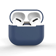 Case for AirPods Pro silicone soft cover for headphones blue (Case C)