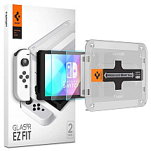 TEMPERED GLASS Spigen GLAS.TR "EZ FIT" 2-PACK NINTENDO SWITCH OLED