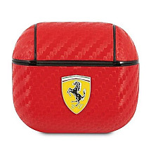 Ferrari FESA3CARE AirPods 3 cover red/red On Track PU Carbon