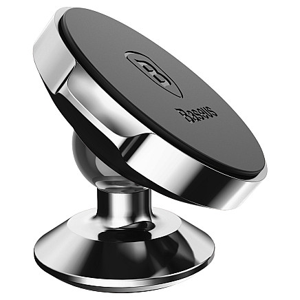 Baseus Small Ears sērijas universālais magnētiskais auto tālruņa turētājs priekš paneļa melns (SUER-B01)