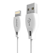 Dudao cable USB / Lightning cable 2.4A 1m white (L4L 1m white)