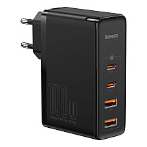 Baseus GaN2 Pro fast charger 100W USB / USB Type C Quick Charge 4+ Power Delivery black (CCGAN2P-L01)