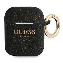 Guess GUA2SGGEK AirPods cover black/black Silicone Glitter