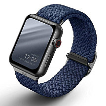 Uniq Aspen Braided strap for Apple Watch 1/2/3/4/5/6/7/8/SE/SE2 44/42/45 mm - blue