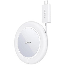 Ugreen CD245 40123 wireless Qi / MagSafe charger 15W with USB-C cable - white