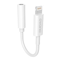 Dudao Adapter Headphone Adapter Lightning (male) to 3.5mm mini jack (female) 10cm white (L16 + white)