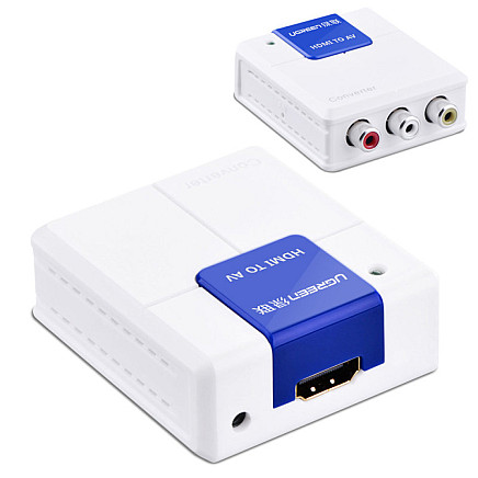 Ugreen Adapter Converter HDMI - AV (RCA) White (40223)