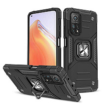 Wozinsky Ring Armor Tough Hybrid Case Cover + Magnetic Mount Mi Poco M4 Pro 5G / Redmi Note 11 5G (China) / Redmi Note 11T 5G / Redmi Note 11S 5G black