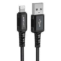 Acefast MFI USB - Lightning cable 1.8m, 2.4A black (C4-02 A Black)