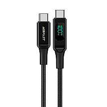 Acefast C6-03 Black USB-C - USB-C PD QC cable 100W 5A 480Mb/s 2m - black