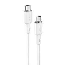 Acefast C2-03-CC USB-C - USB-C PD QC cable 60W 3A 480Mb/s 1.2m - white