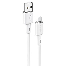 Acefast USB cable - USB Type C 1.2m, 3A white (C2-04 white)