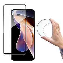 Wozinsky Full Cover Flexi Nano Glass Film Tempered Glass With Frame Xiaomi Redmi Note 11 Pro + / 11 Pro Transparent