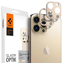 CAMERA COVER Spigen OPTIK.TR CAMERA PROTECTOR 2-PACK IPHONE 13 PRO / 13 PRO MAX GOLD