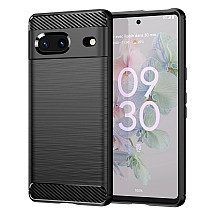 Carbon Case flexible cover for Google Pixel 7 black