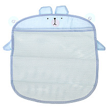 Bath toy organizer container blue