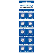 Bateria everActive Alkaline G13 LR44 LR1154 blister 10szt.