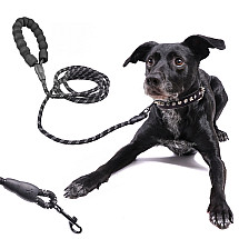 Dog leash on rope durable reflective 3m